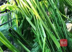 Illustration of how to make pickled snow mustard 1