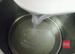 Illustration of how to make mung bean jelly 7