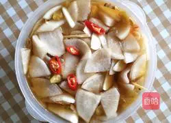 Illustration of how to make sour and sour radish 4