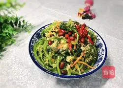 Illustration of how to make steamed wild vegetables with rice flour 17