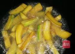 Illustration of home-style fried pumpkin 4