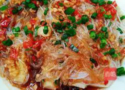 Illustration of how to make steamed baby cabbage with garlic vermicelli and vermicelli 12