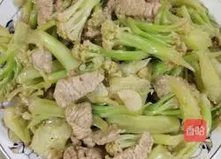 Illustration of how to make cauliflower fried meat 6