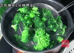 Illustration of how to make garlic broccoli 1
