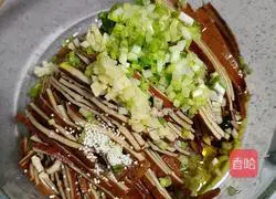 Illustration of how to make cold dried tofu 6