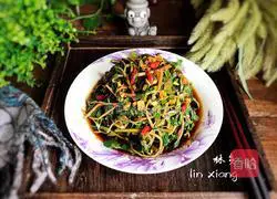 Illustration of how to make wolfberry and purslane 14