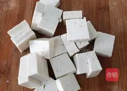 Illustration of Shanghai Green Fried Tofu 2