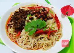 Illustration of how to make cold rice noodles 6