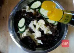 Illustration of how to make cold fungus and cauliflower 7