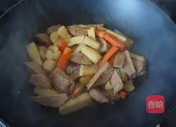 Yam stewed beef tenderloin (vegetarian version) illustration 9