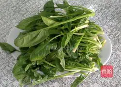 Sesame spinach Practice illustration 2