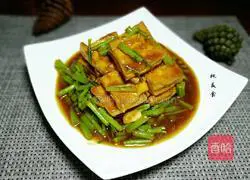 Illustration of how to make wormwood-roasted tofu 17