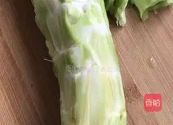 Illustration of how to stew mustard greens 3