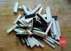 Illustration of how to make fish-flavored eggplant 2