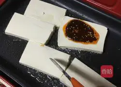 Illustration of how to make fried tofu slices 8