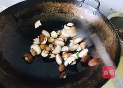 Illustration of how to make mushrooms and rapeseed 3