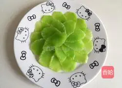 Illustration of how to make cold lettuce slices 5