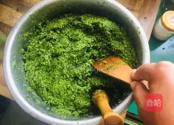 Illustration of how to make pickled chive flowers 5