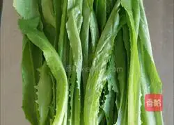 Illustration of how to make sesame sauce mixed with lettuce 11