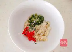 Illustration of how to make spinach with double mushrooms 3