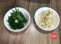 Illustration of making soy-flavored green beans 3