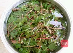 Illustration of how to make cold purslane 4