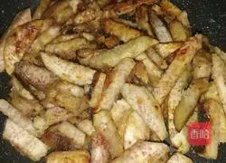 How to make sweet taro sticks 5