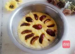 Illustration of how to make cornmeal cake 8