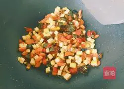 Illustration of how to make vermicelli and baby vegetables in soup 2