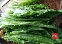 Illustration of how to make garlic lettuce 1