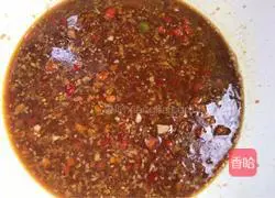 Illustration of how to make eggplant strips with chili sauce 6