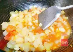 Illustration of how to make fried zucchini with tomatoes 12