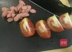 Illustration of tomato stewed eggplant 2