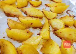 Illustration of how to make roasted potato wedges 7