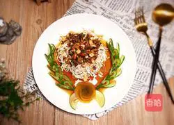 Illustration of how to make cold shredded chicken 18