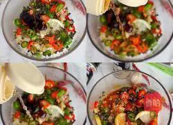 Illustration of how to make spicy and sour Haihong 5