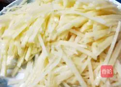 Illustration of how to make mint-fried shredded potatoes 2