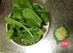 Illustration of how to make garlic cabbage 2