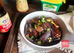 Illustration of making sauce-flavored eggplant 11