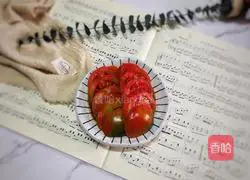 Good news for kitchen novices—Illustration of how to make summer quick dish tomatoes with sauce 8