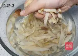 Illustration of how to make cold king oyster mushrooms 3