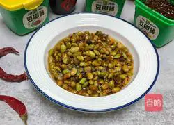 Illustration of how to make soy sauce edamame 10