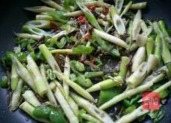 Illustration of how to make bamboo shoots and plum vegetables 15