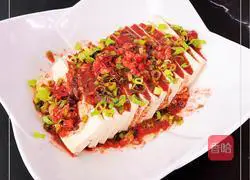 Rose fermented bean curd mixed with tofu# Summer Refreshing Light Food# Recipe Illustration 9