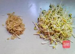 Illustration of how to stir-fry soybean sprouts 2