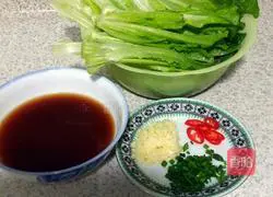 Oyster Sauce Lettuce Recipe Illustration 1