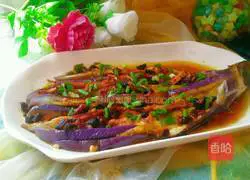Illustration of how to make steamed eggplant with sauce 8