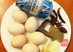 Illustration of how to make beer-braised eggs 1