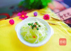 Illustration of how to make cold green bamboo shoots 8