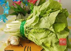 Illustration of how to make stir-fried hibiscus vegetables 1